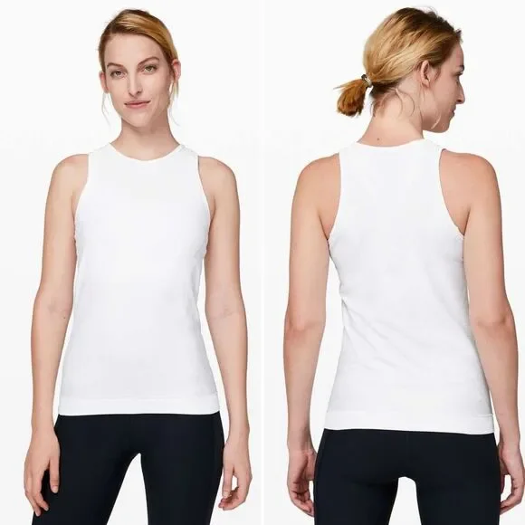 Lululemon For The Chill Of It Tank in White Size 6 - Picture 1 of 6